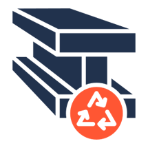 Customized industrial recycling systems icon
