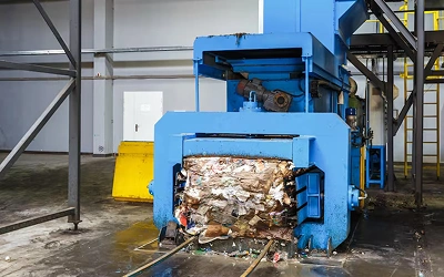 Industrial Shredder-Baler