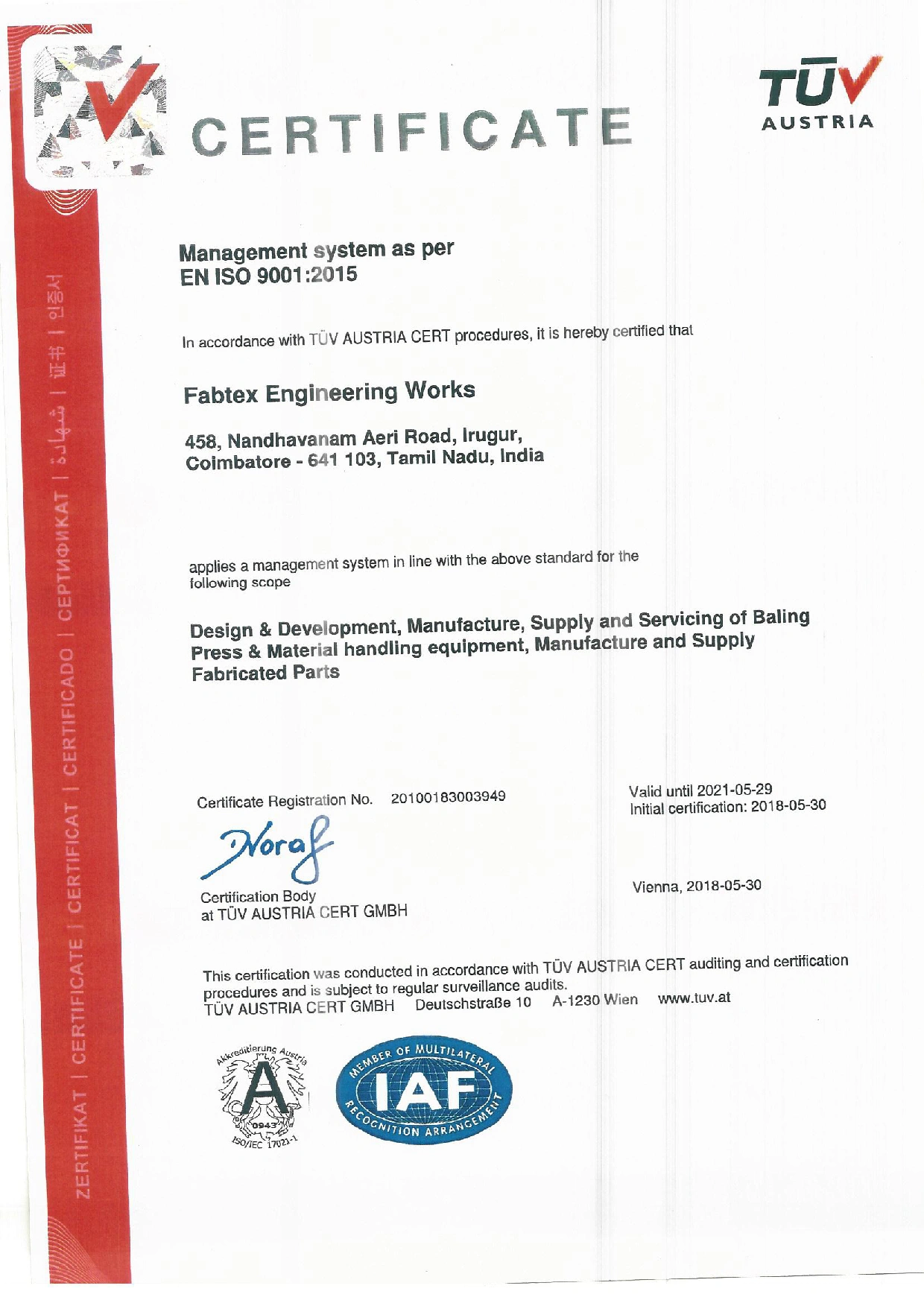 industrial baler manufacturer in Georgia