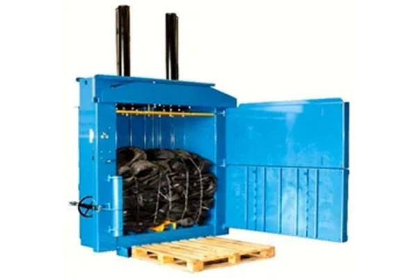 Industrial paper baler press for paper recycling and waste reduction