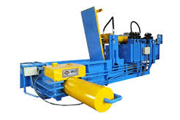 Fabtex Continuous Baler with integrated automatic shearing system for scrap metal
