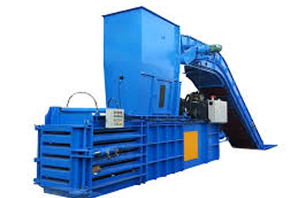 Semi automatic baling equipment compressing recyclable materials