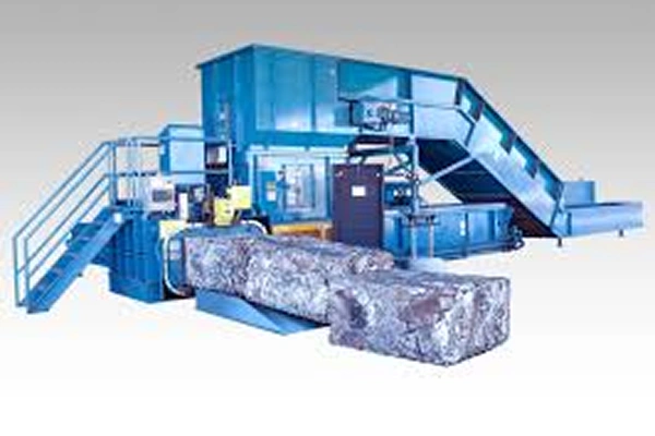 fabtex dual cylinder horizontal baling press