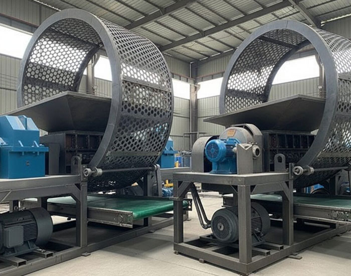 Industrial tire baler press for compressing waste tires into recyclable bales